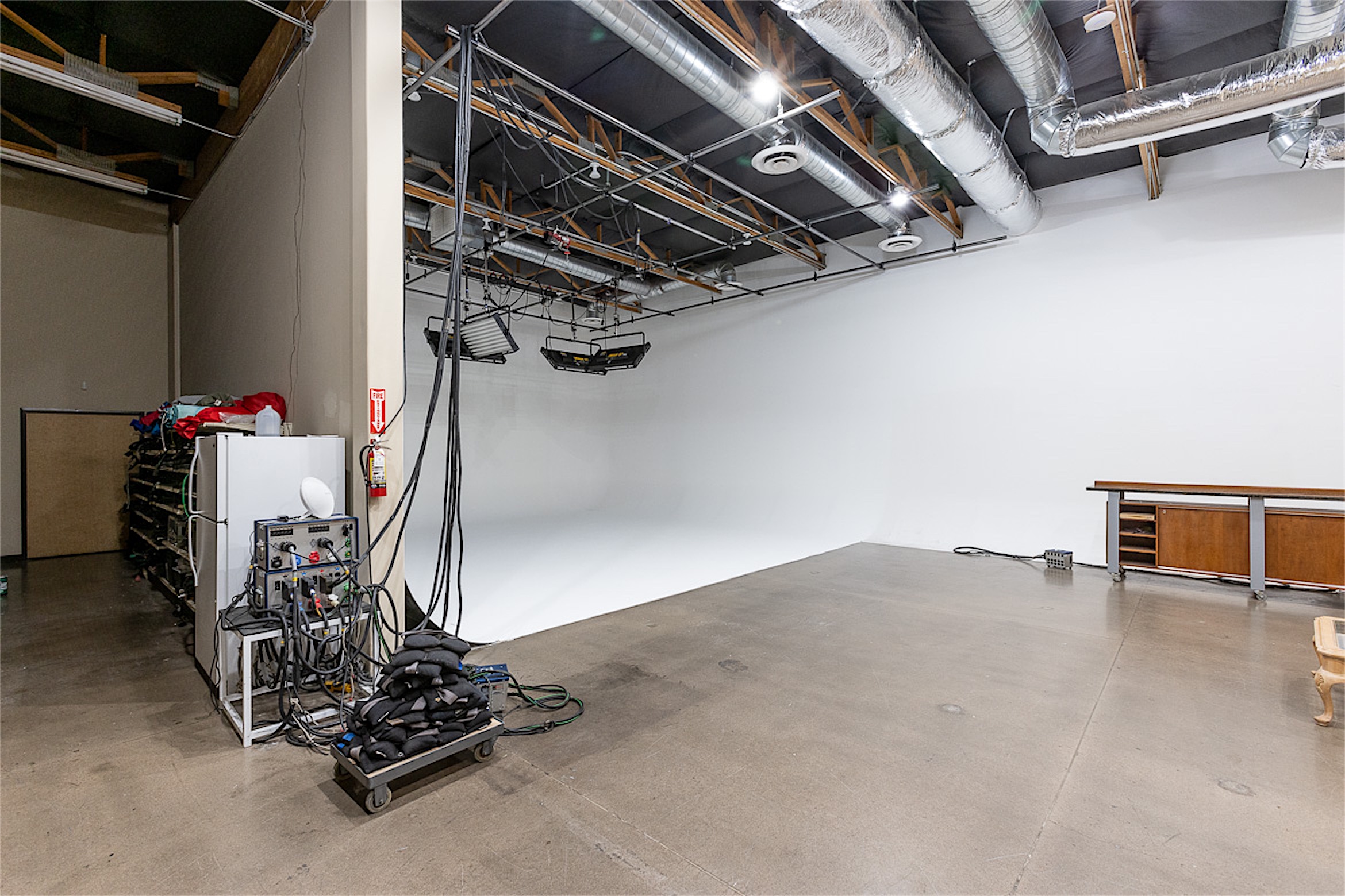 Loft 19 in-house grip, lighting and camera inventory